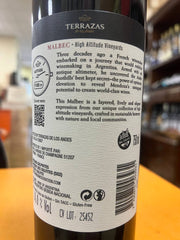 Terrazas de los Andes Malbec 2020