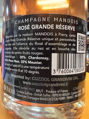 Mandois Rosé Grande Réserve - Champagne Brut