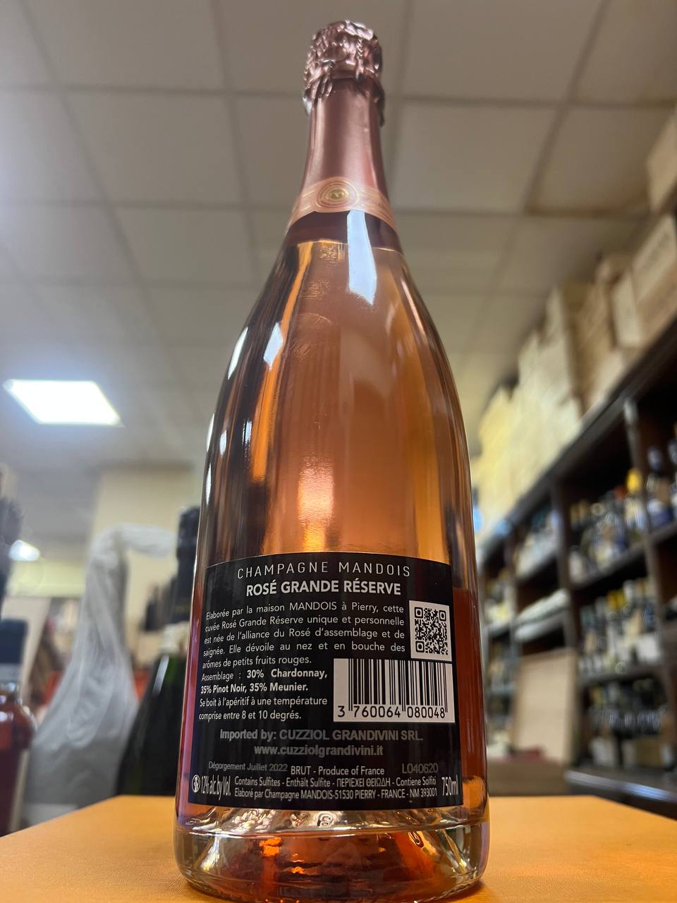 Mandois Rosé Grande Réserve - Champagne Brut