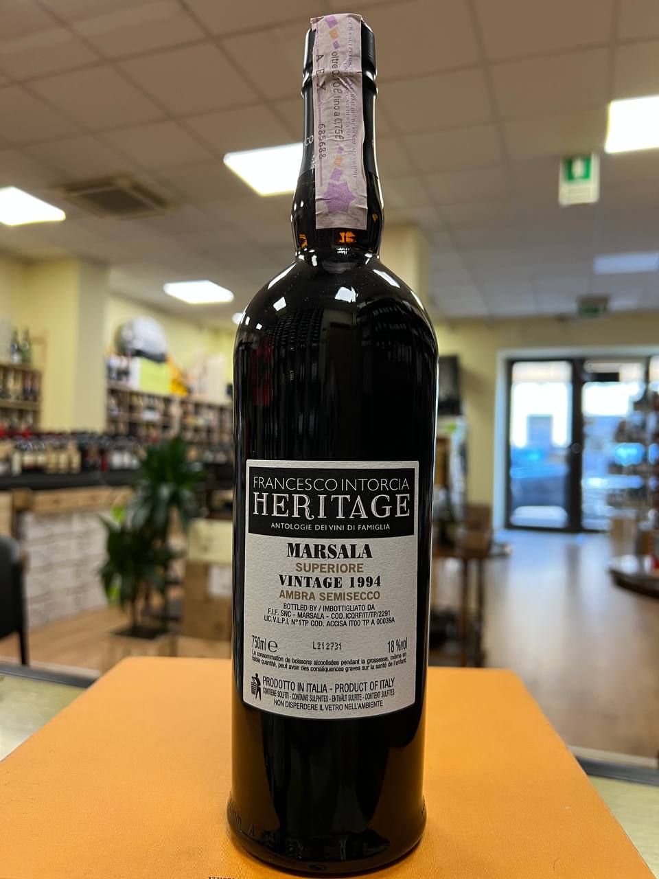 Francesco Intorcia Marsala Vintage 1994 Superiore Ambra Semisecco