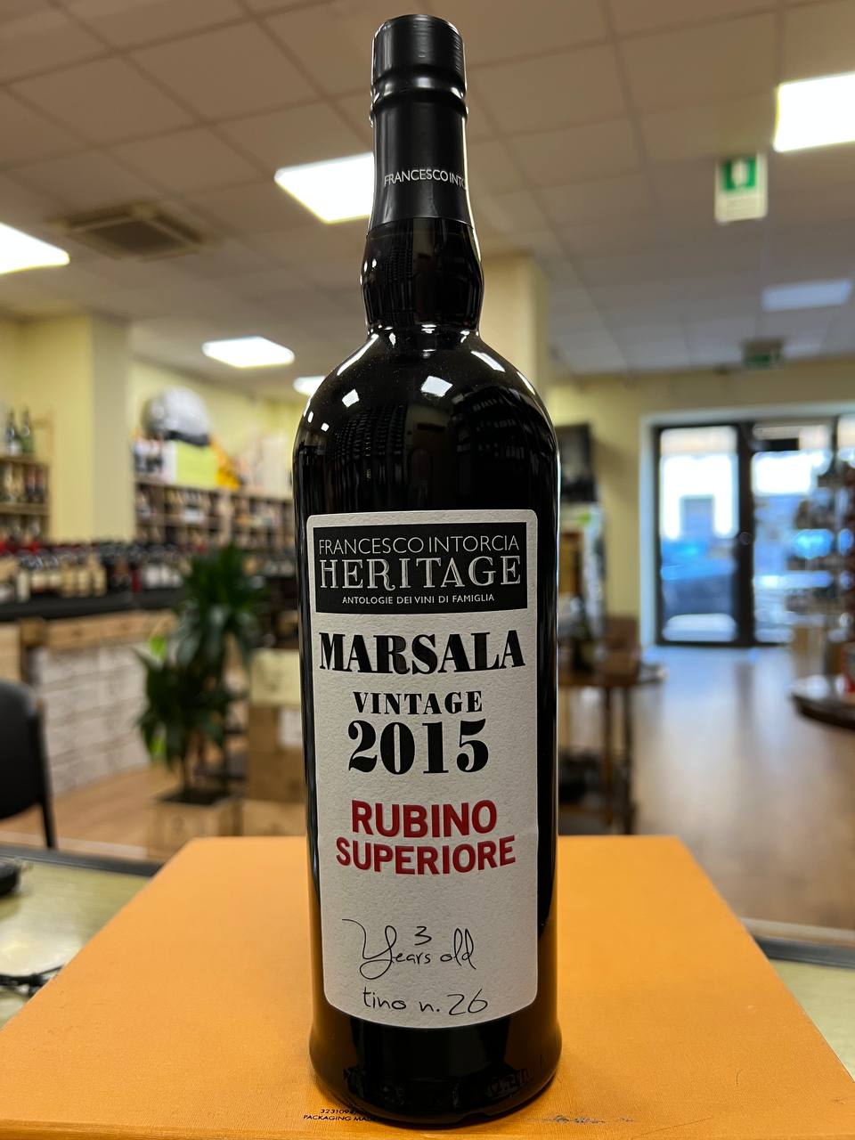Francesco Intorcia Heritage Marsala 2015 Rubino Superiore