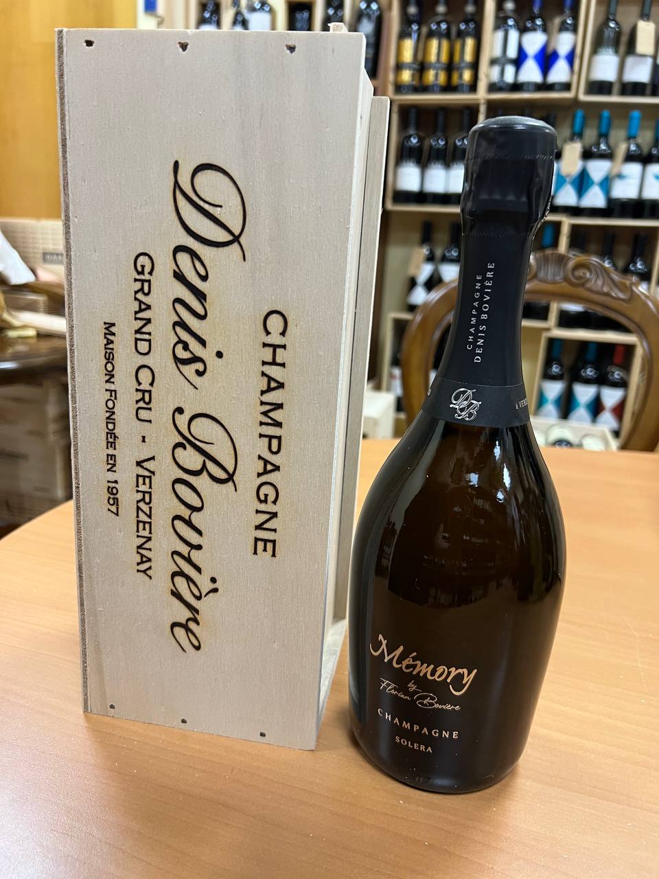 Champagne  Mèmory Solera Grand Cru Denis Bovière