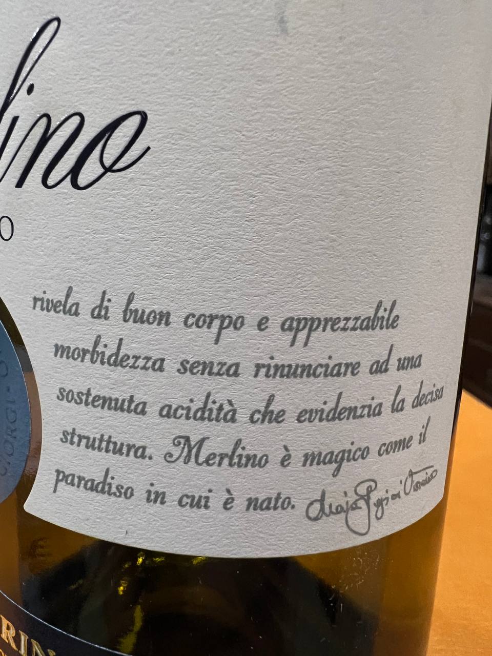 Pinot Grigio Merlino 2021 Oltrepò Pavese DOC
