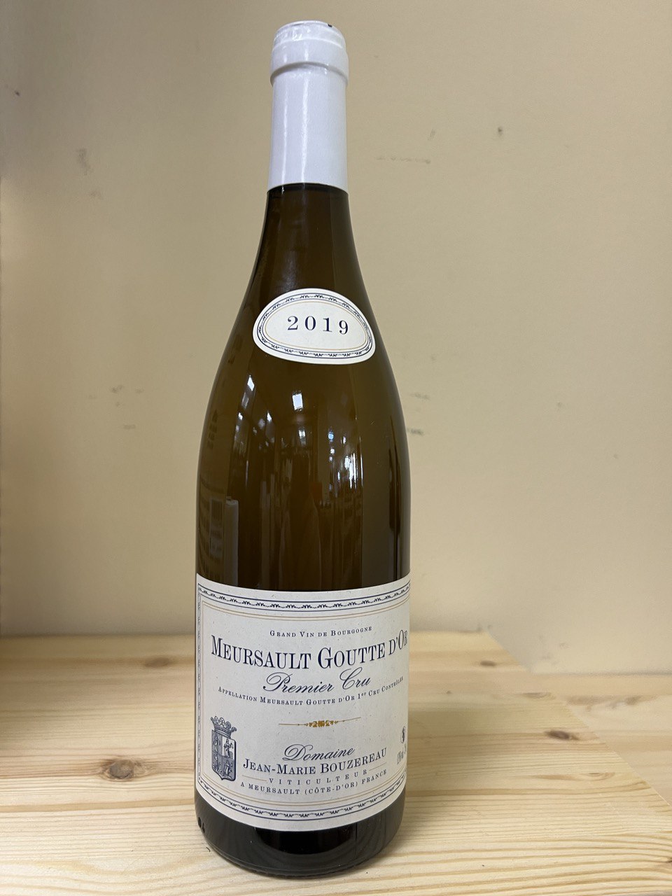 Meursault Goutte d'Or 2019 1er Cru Domaine Jean-Marie Bouzereau