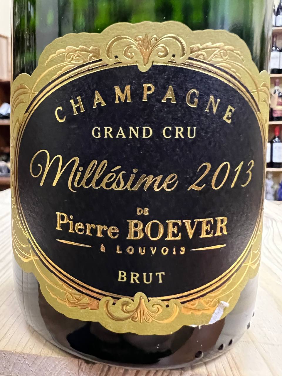 Pierre Boever  Brut Carte d'Or Millesime 2013 Champagne Grand Cru