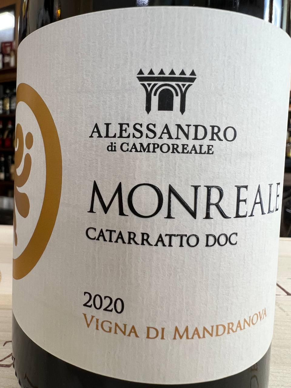 Monreale Catarratto Vigna di Mandranova 2020 Bio