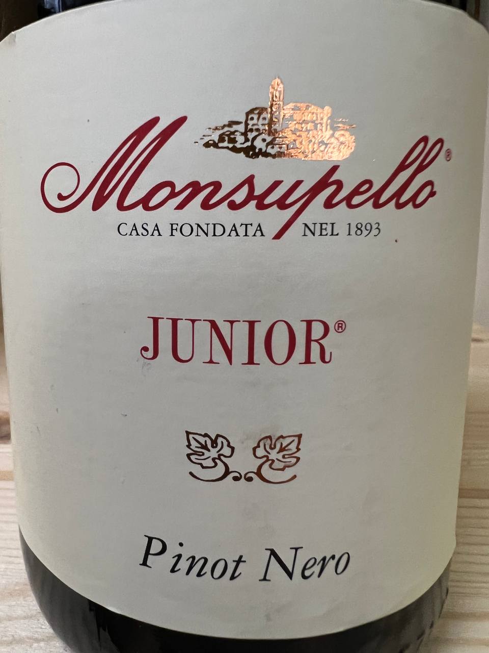 Pinot Nero Junior 2021 Monsupello