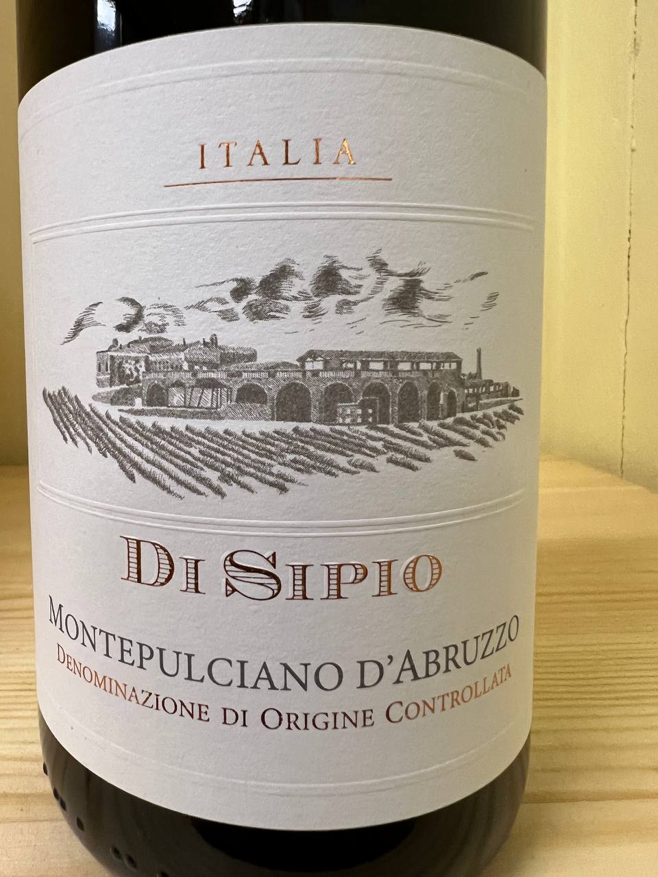 Montepulciano D’Abruzzo Di Sipio 2018 D.O.P.
