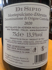 Di Sipio Montepulciano D’Abruzzo 2020