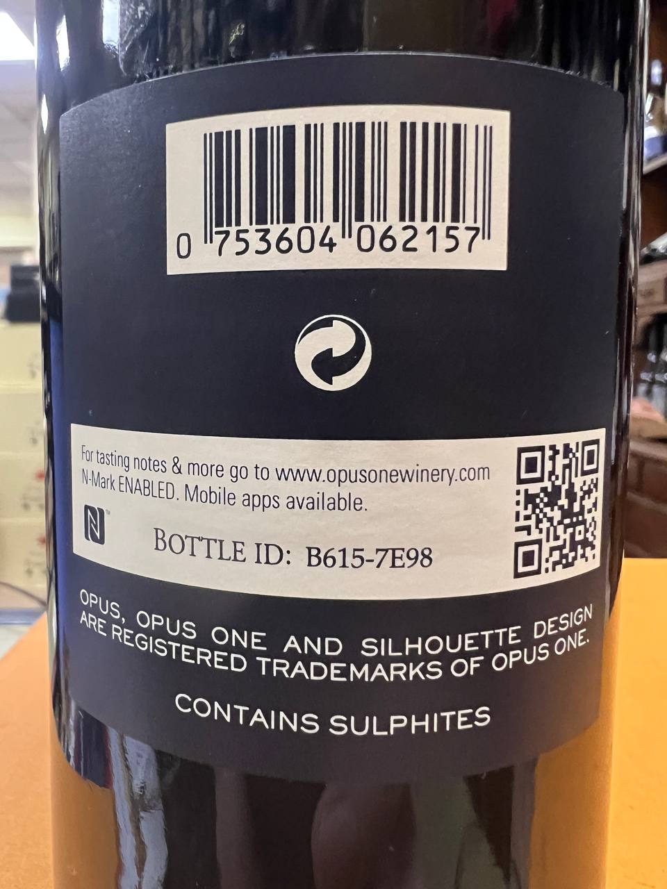 Opus One 2015  -Napa Valley