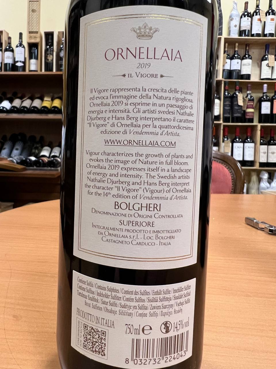 Ornellaia 2019 Il Vigore - Bolgheri Superiore