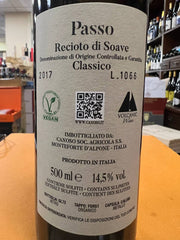 Passo 2017 Recioto Di Soave Classico Canoso