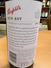 Penfolds  Bin 407 - Cabernet Sauvignon 2019