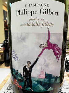 "La Jolie Fillette" Philippe Gilbert  Champagne 1er Cru Cuvée