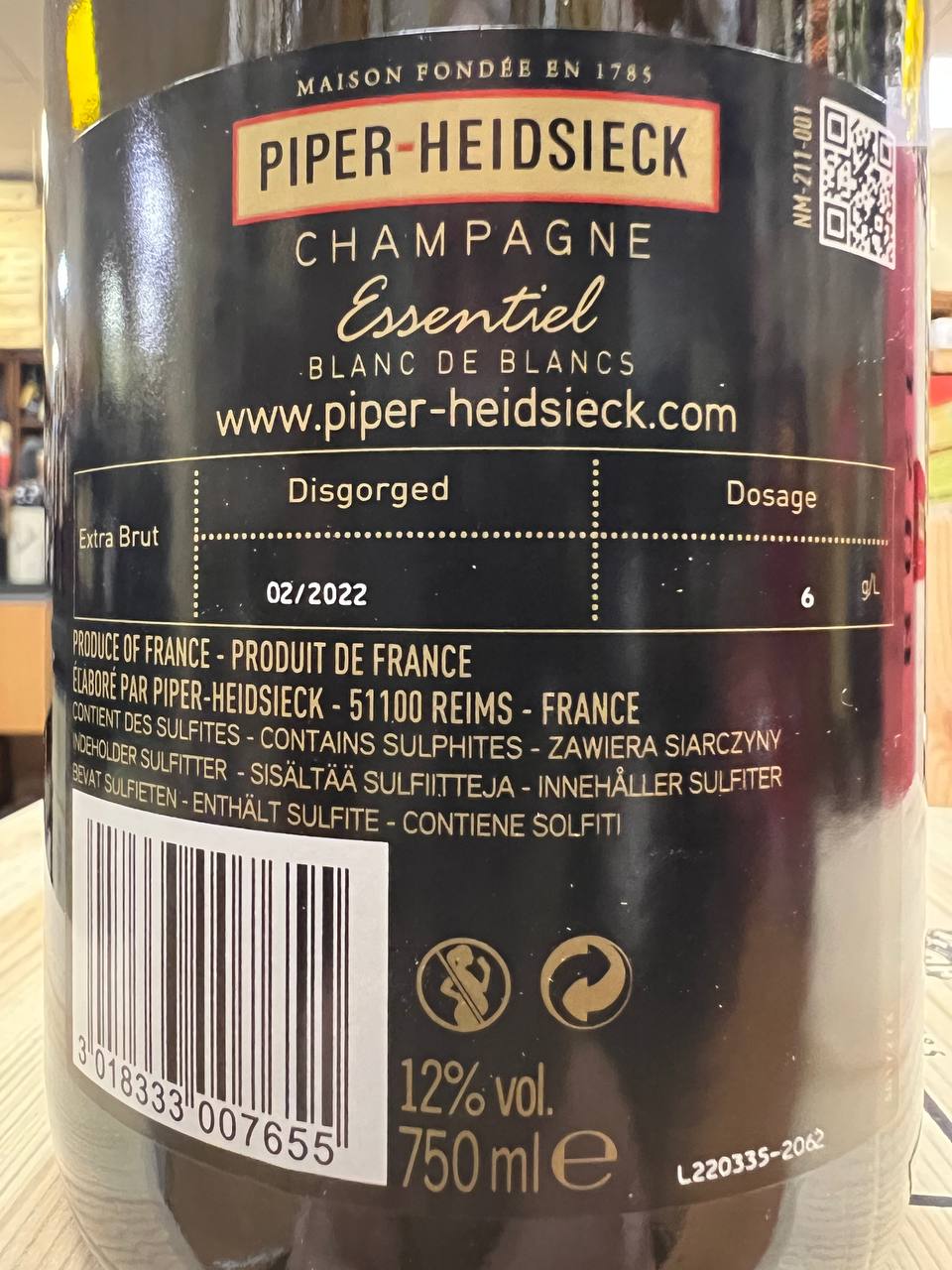 Piper-Heidsieck Essentiel Blanc De Blancs