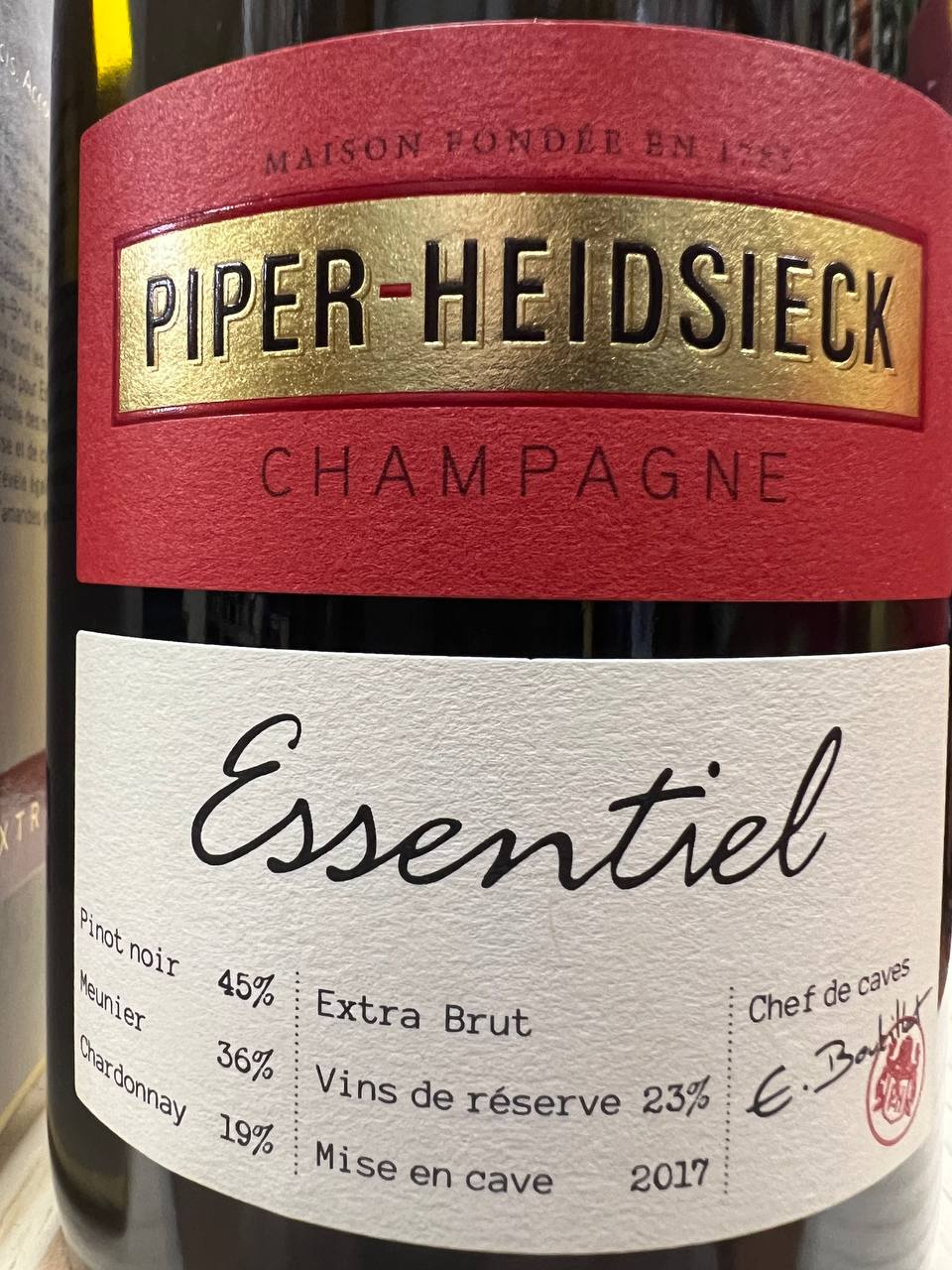 Champagne Piper-Heidsieck Essentiel - Con astuccio