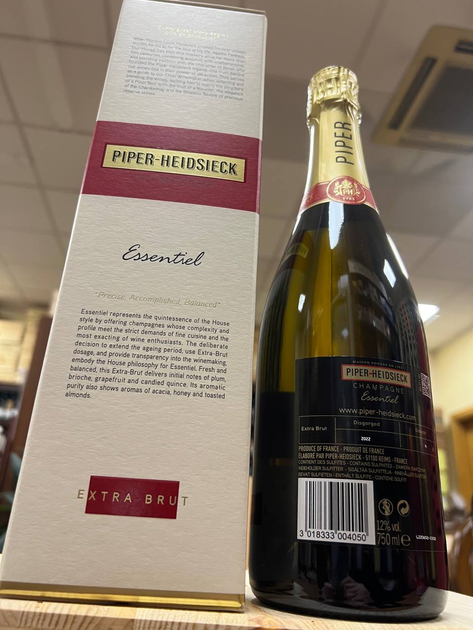Champagne Piper-Heidsieck Essentiel - Con astuccio