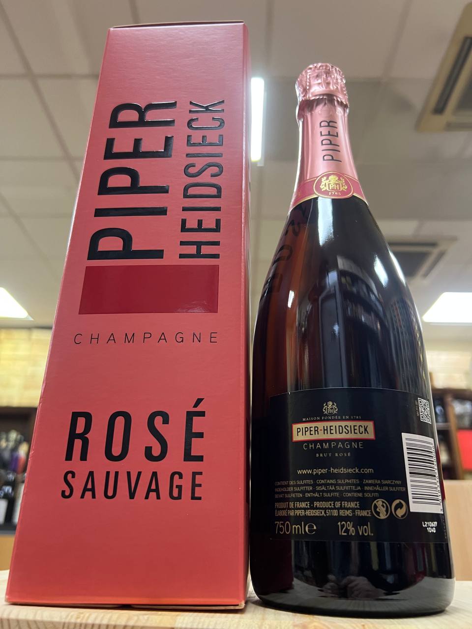 Piper-Heidsieck Champagne Rosé Sauvage - Con Astuccio