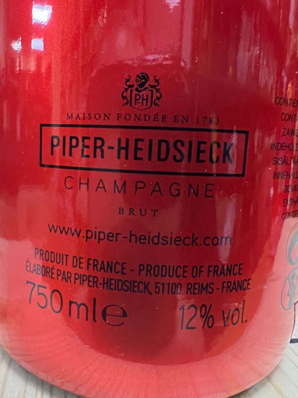 Champagne Piper-Heidsieck Sleeve Brut