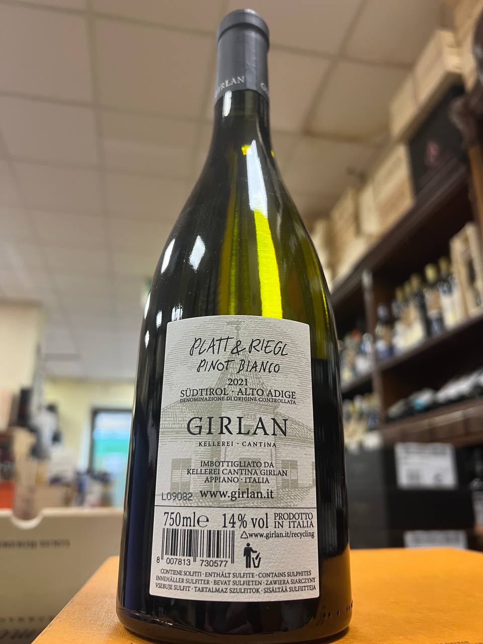 Girlan Platt & Riegl Pinot Bianco 2021