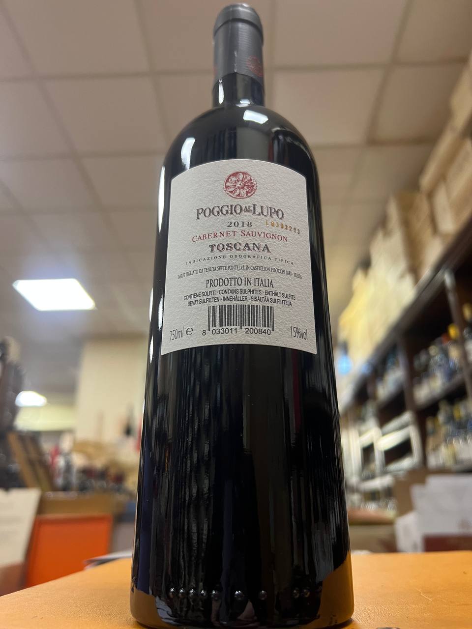 Poggio Al Lupo 2018 Tenuta Sette Ponti