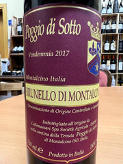 Poggio di Sotto 2017 Brunello di Montalcino