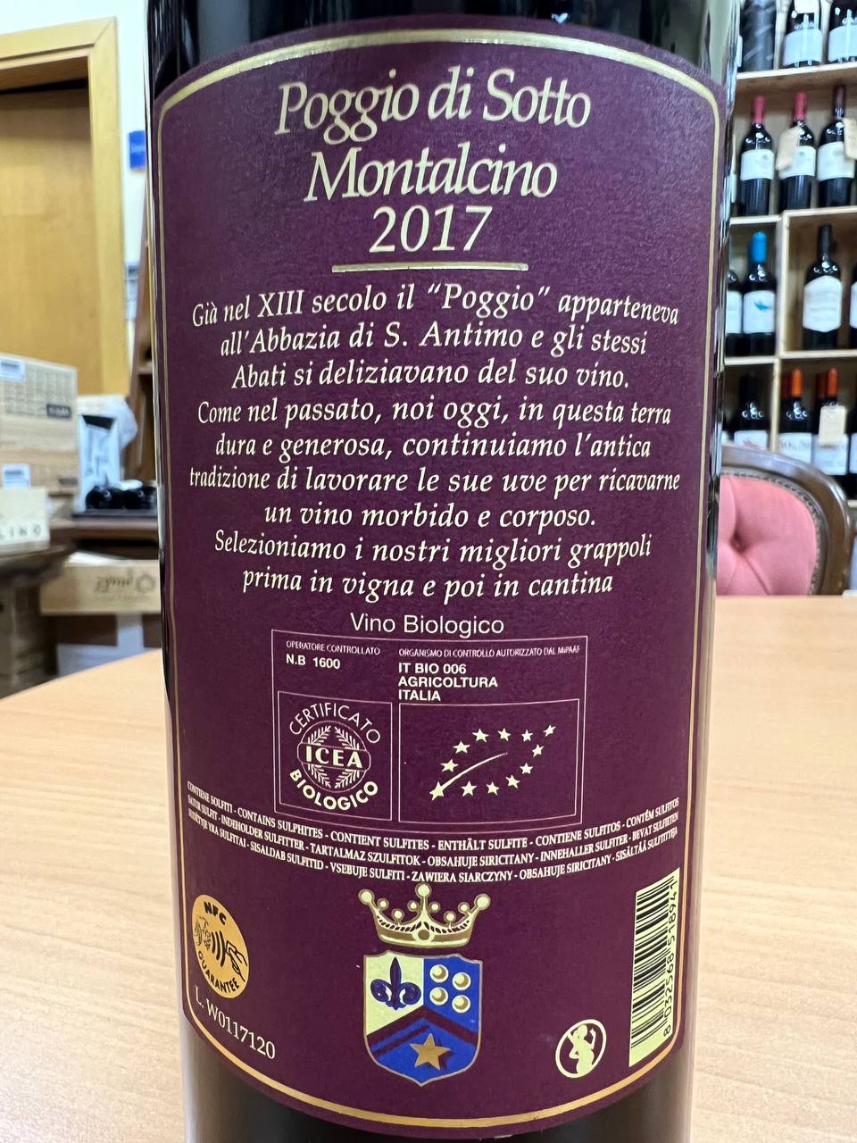 Poggio di Sotto 2017 Brunello di Montalcino
