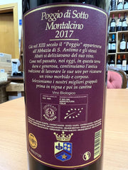 Poggio di Sotto 2017 Brunello di Montalcino
