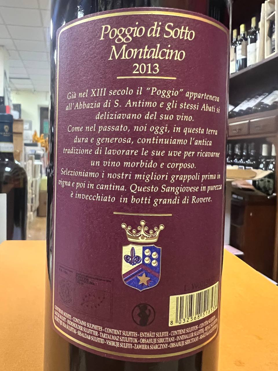 Poggio di Sotto 2013 Brunello di Montalcino