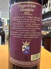 Poggio di Sotto 2013 Brunello di Montalcino