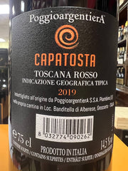 Capatosta Poggioargentiera 2019 - Toscana IGT