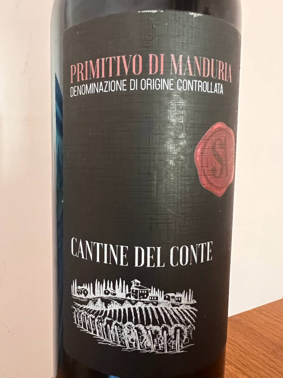 Cantine Del Conte Primitivo di Manduria 2020
