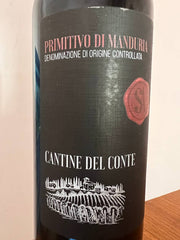 Cantine Del Conte Primitivo di Manduria 2020