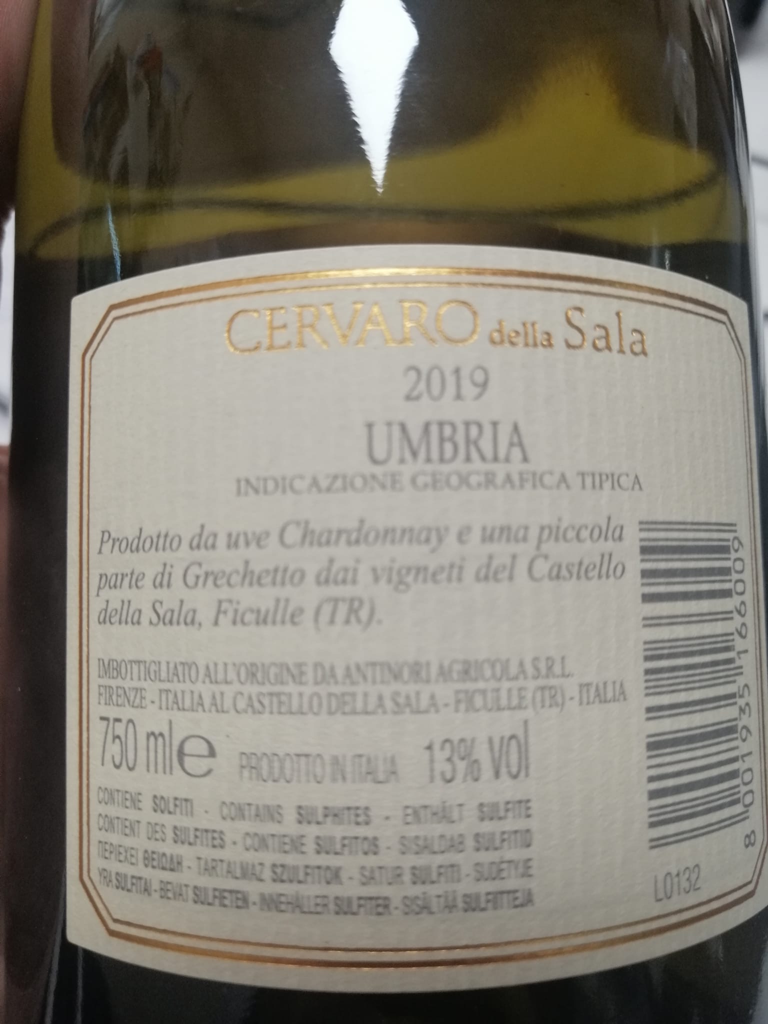 Cervaro della Sala 2019