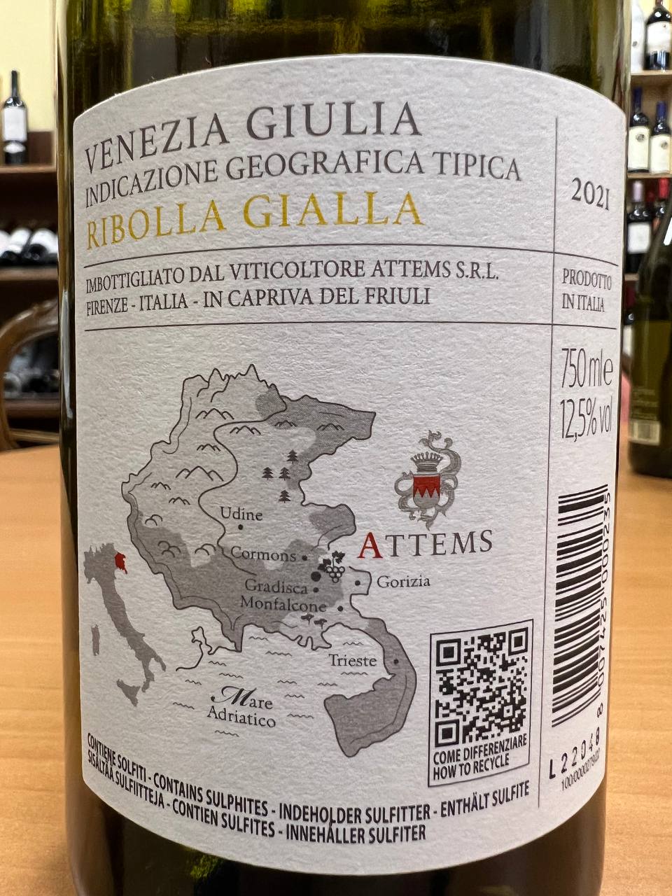 Attems  Ribolla Gialla 2021 - Frescobaldi