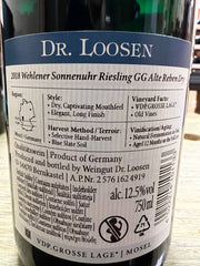 Riesling Dr. Loosen Dry 2018  - Wehlener Sonnenuhr
