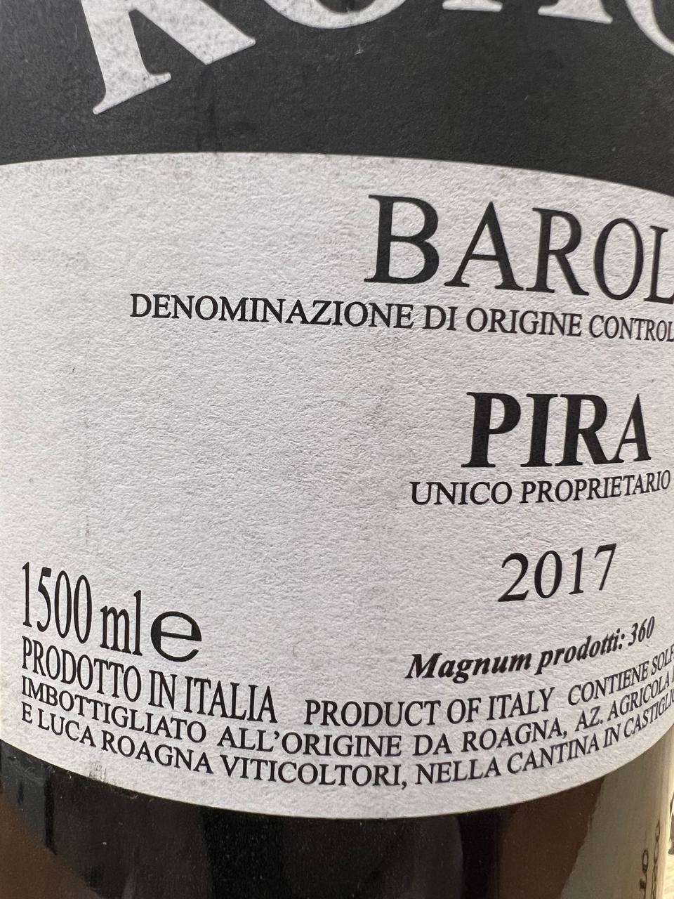 Roagna Barolo Pira Magnum 2017