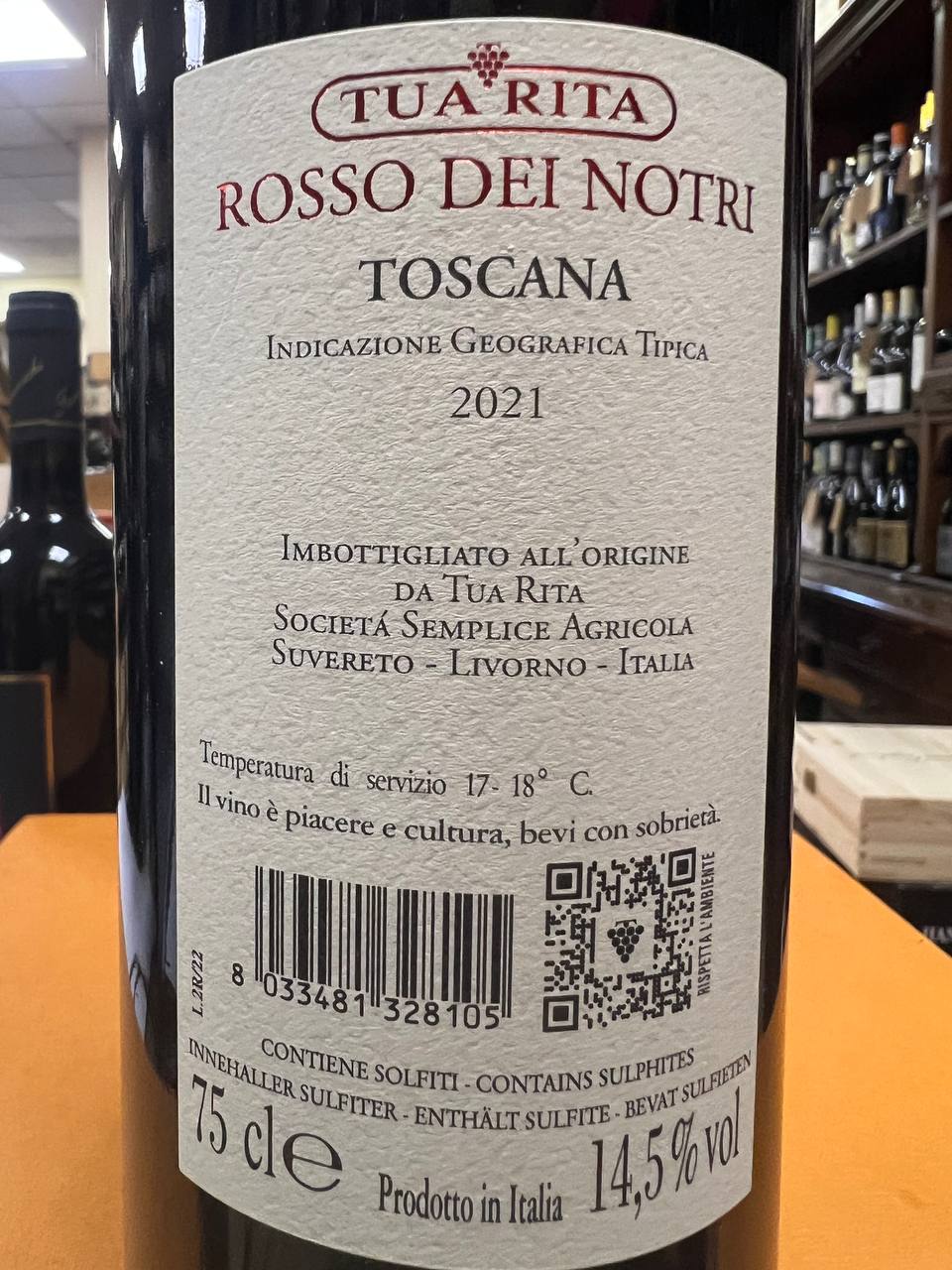 Tua Rita Rosso Dei Notri 2021