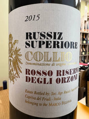 Russiz Superiore Collio Rosso Riserva Degli Orzoni 2015