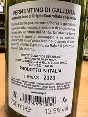 Sa Raja Vermentino di Gallura 2020