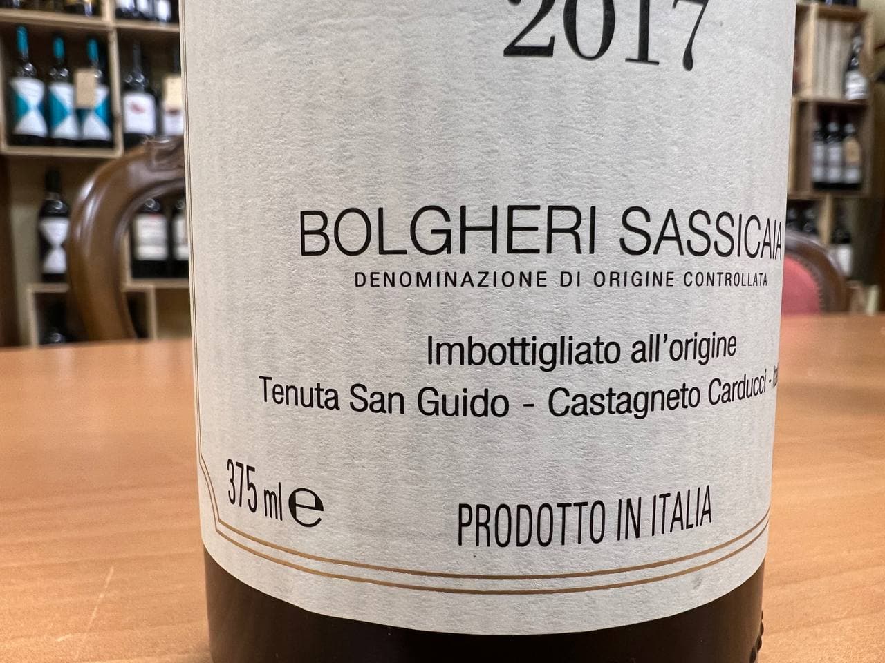 Sassicaia Demi 2017 - Tenuta San Guido