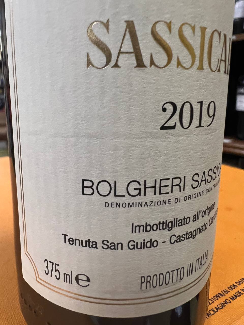 Sassicaia Demi 2019  - Tenuta San Guido