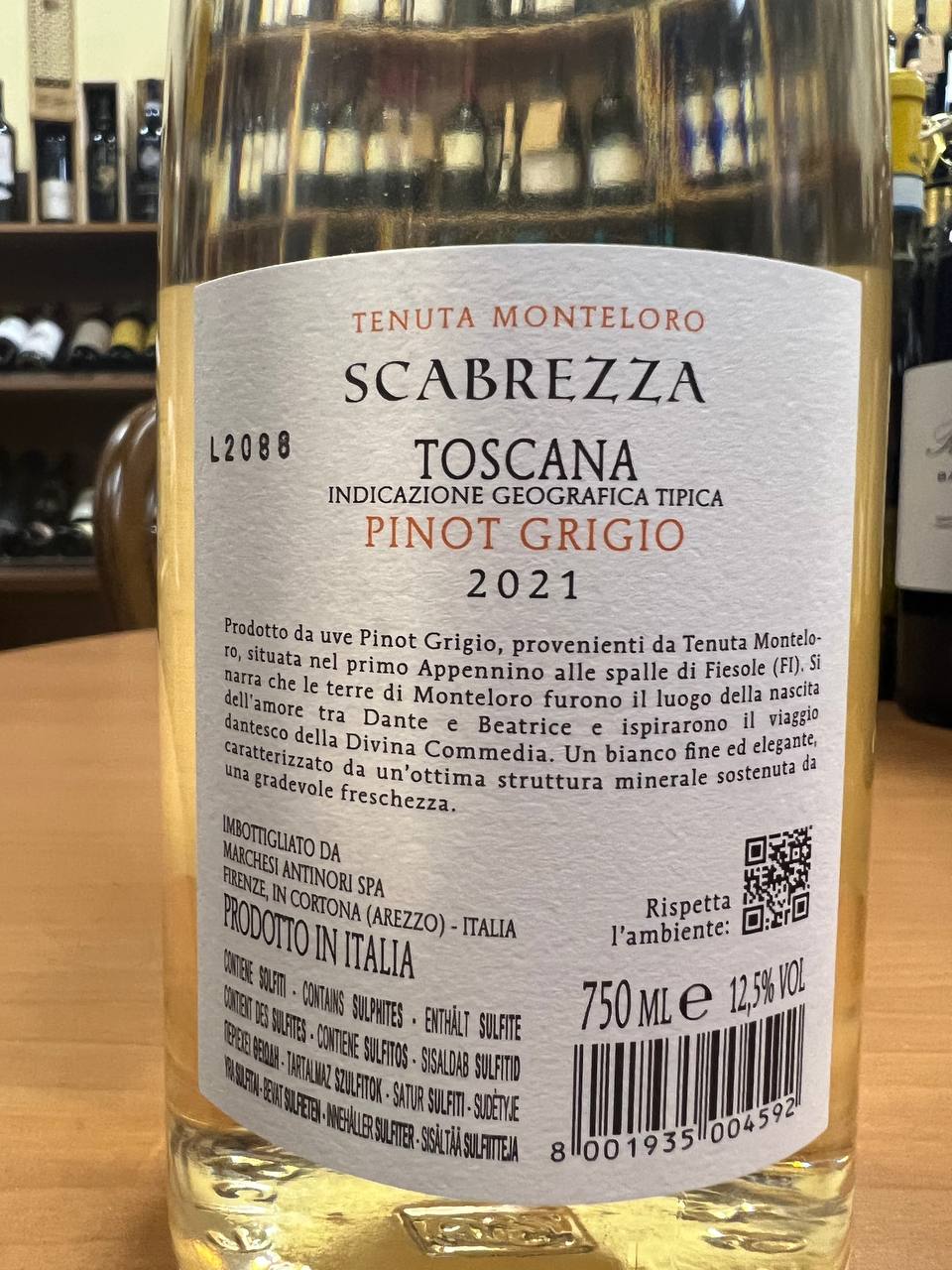 Scabrezza 2021 - Tenuta Monteloro, Antinori