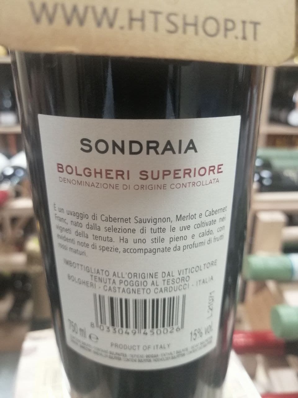 Sondraia 2018 - Bolgheri Superiore