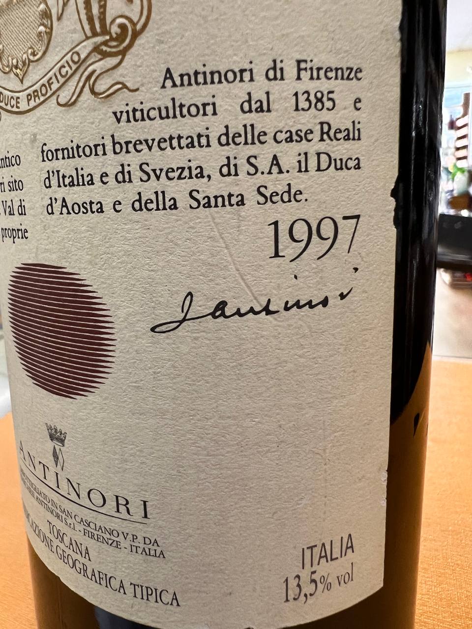 Tignanello 1997 Antinori