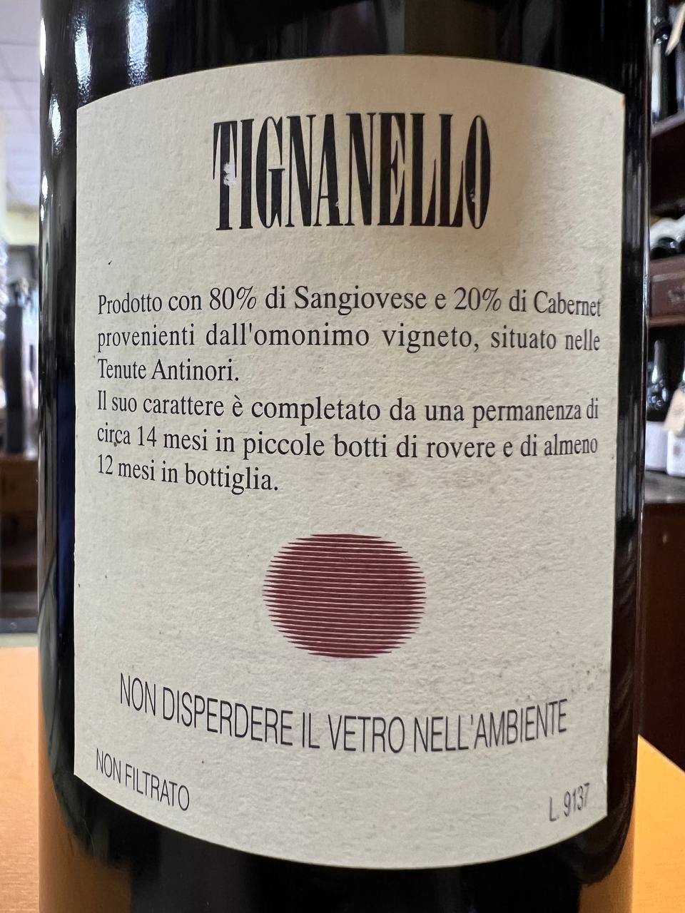 Tignanello 1997 Antinori