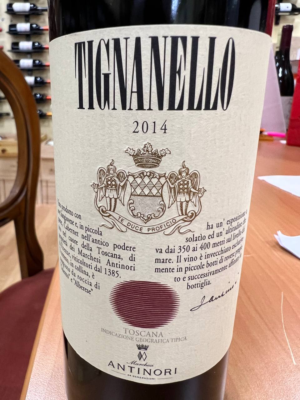 Tignanello 2014 Mezza Bottiglia