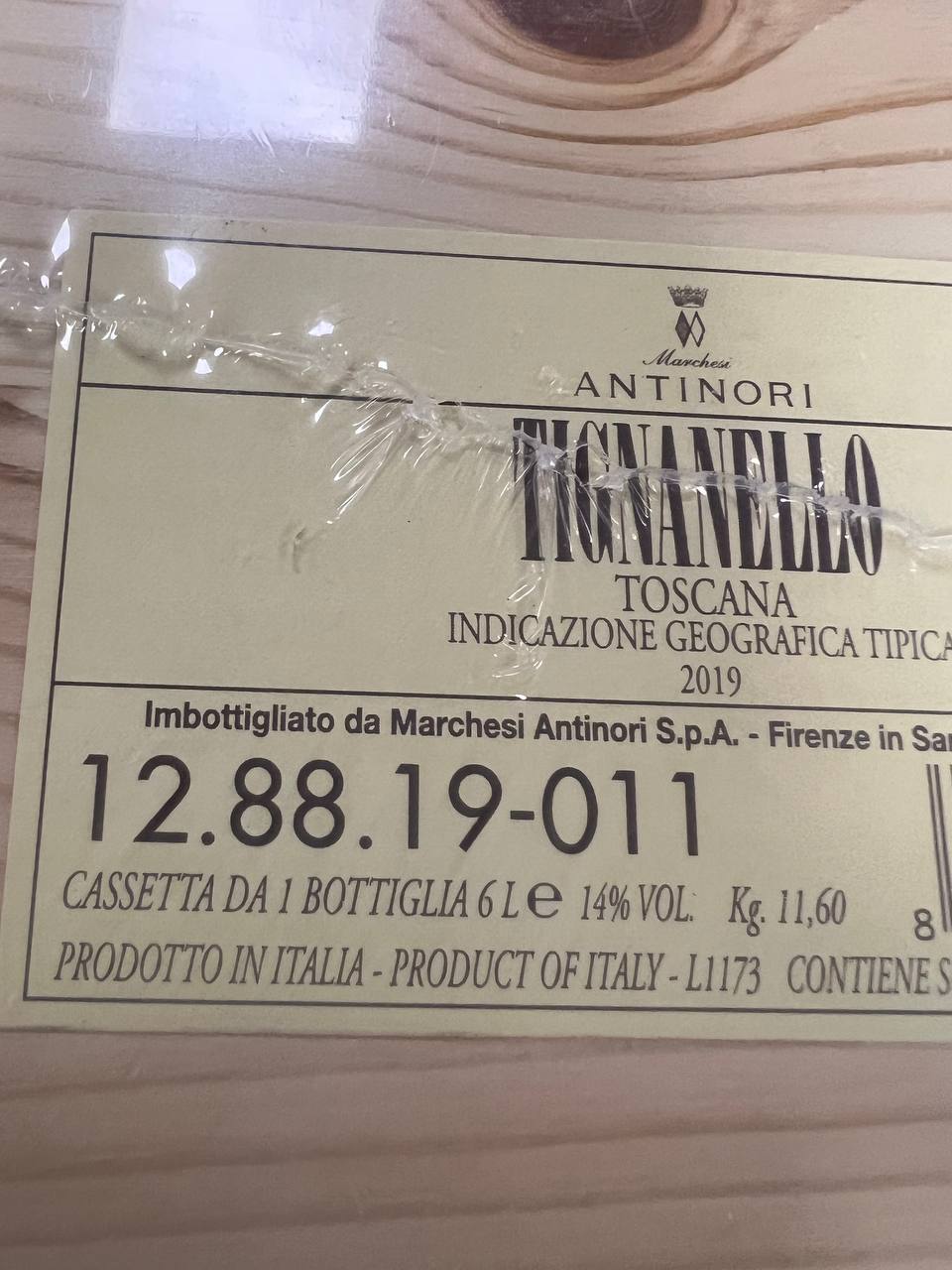 Tignanello Mathusalem 2019 (6 Lt) - Tenuta Tignanello