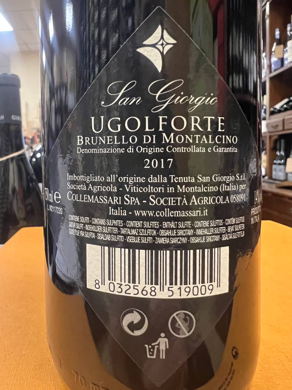 Tenuta San Giorgio Ugolforte 2017 Brunello di Montalcino