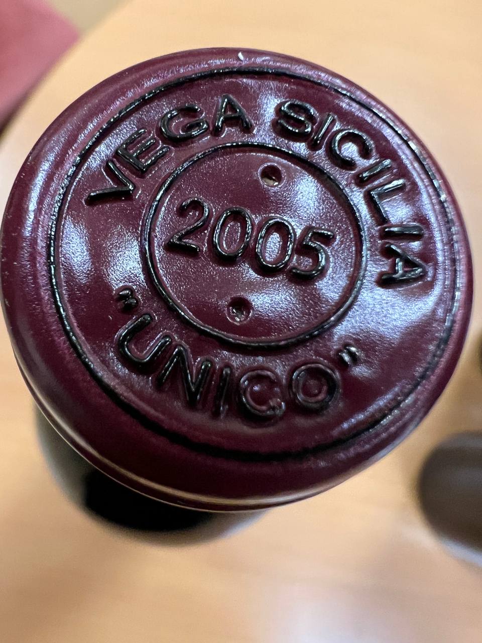 Unico 2005 Vega Sicilia